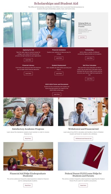 NCCU Scholarships and Student Aid