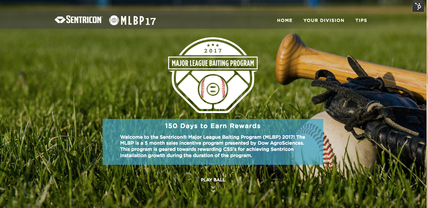 Knocking It Out of the Park: A Dow Microsite With Major League Design
